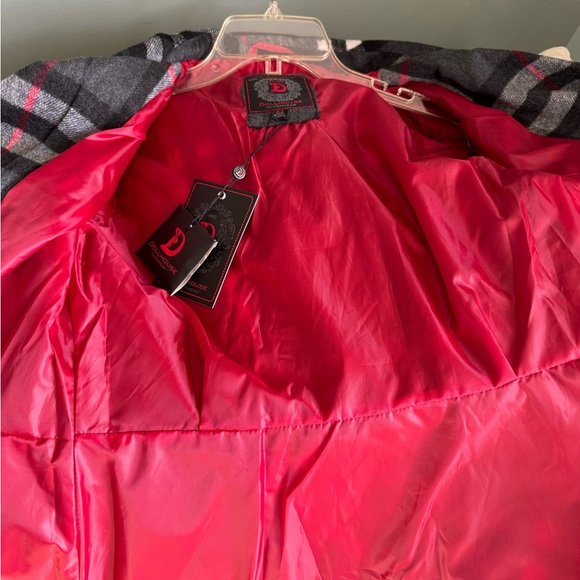 Brand New With Tags Dollhouse Double Breasted Plaid Jacket Peacoat - Picture 6 of 6